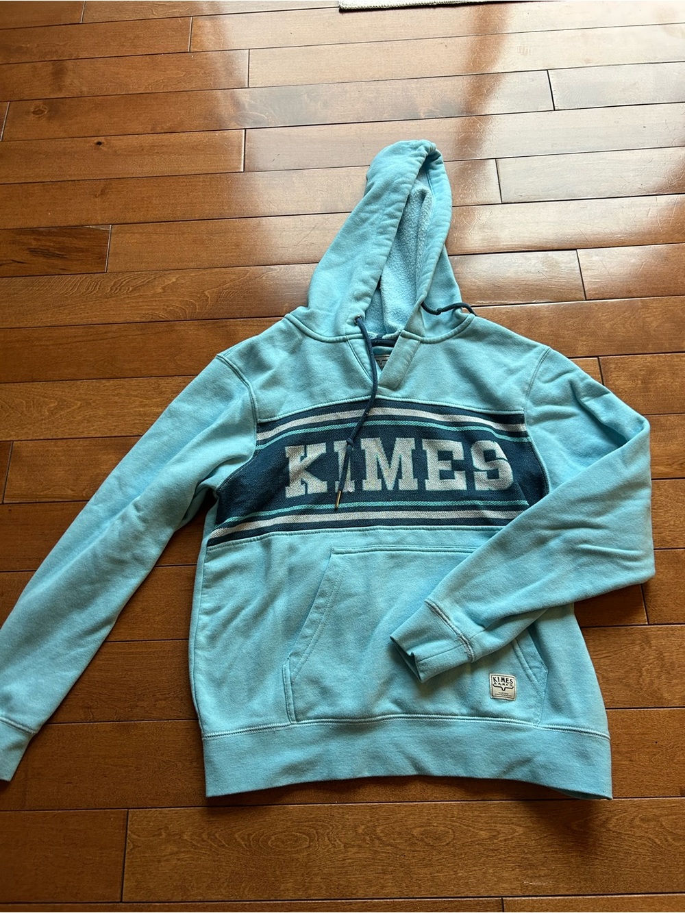 Kimes Ranch Aqua Blue Logo Pullover Hoodie